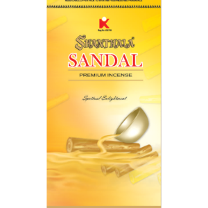 Shanthala Sandal Premium Incense Sticks Zipper Pouch