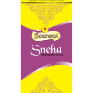 Shanthala Sneha Premium Incense Sticks Zipper Pouch