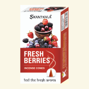 Shanthala Fresh Berries Incense Cones Net.Wt.25 g