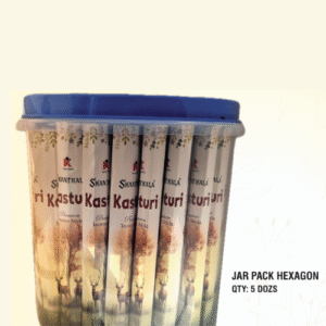 Shanthala Kasturi Incense Sticks in Jar Pack Hexagon