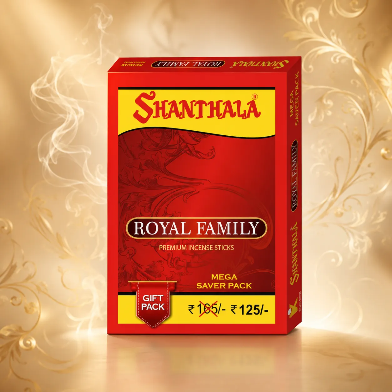 Shanthala Royal Family Mega Saver Gift Pack 3 in 1 Premium Incense Sticks