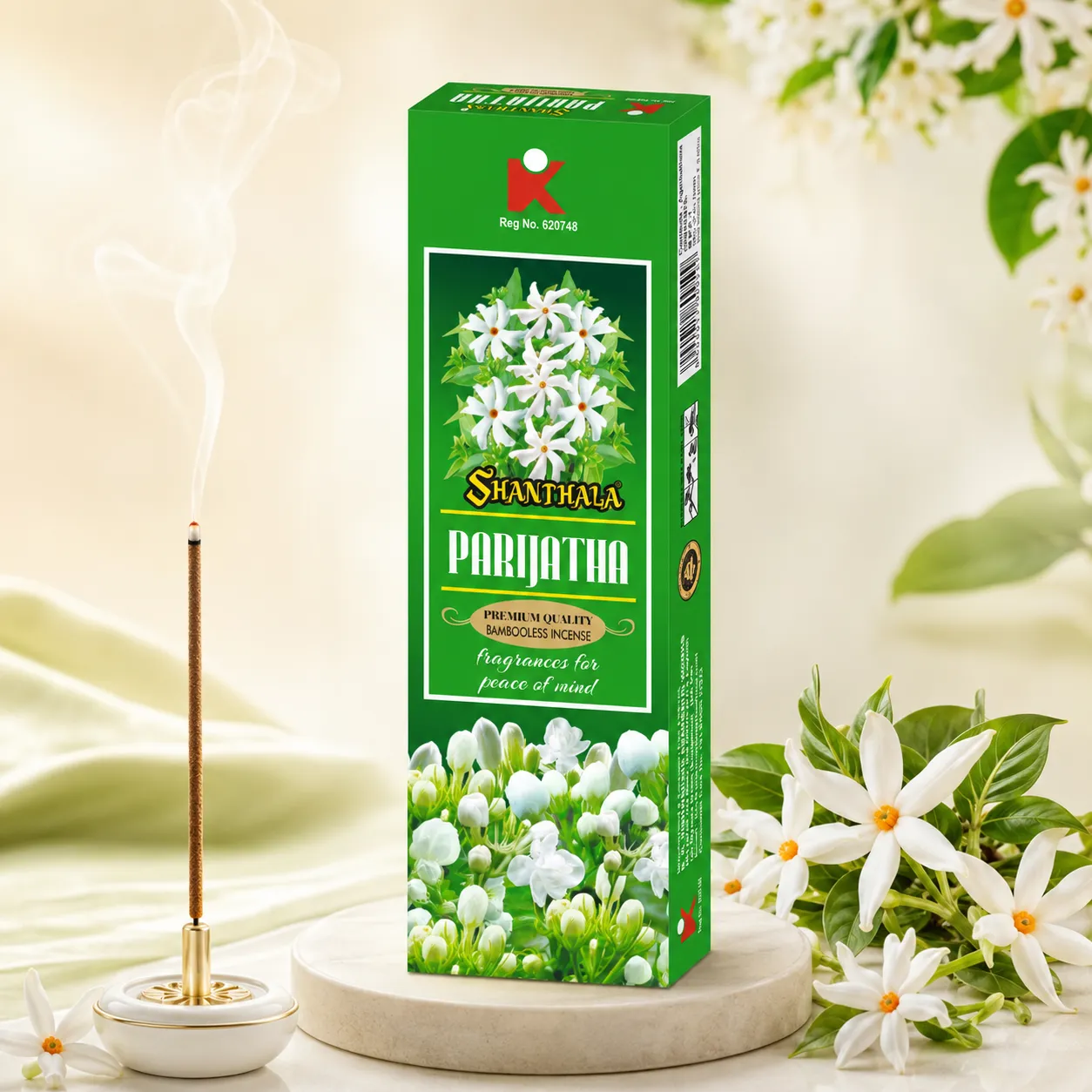 Shanthala Parijatha Bambooless Incense Sticks 90g