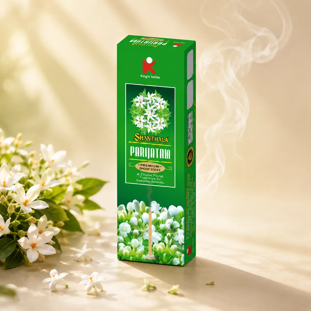 Shanthala Parijatha Premium Dhoop Sticks 10 Sticks