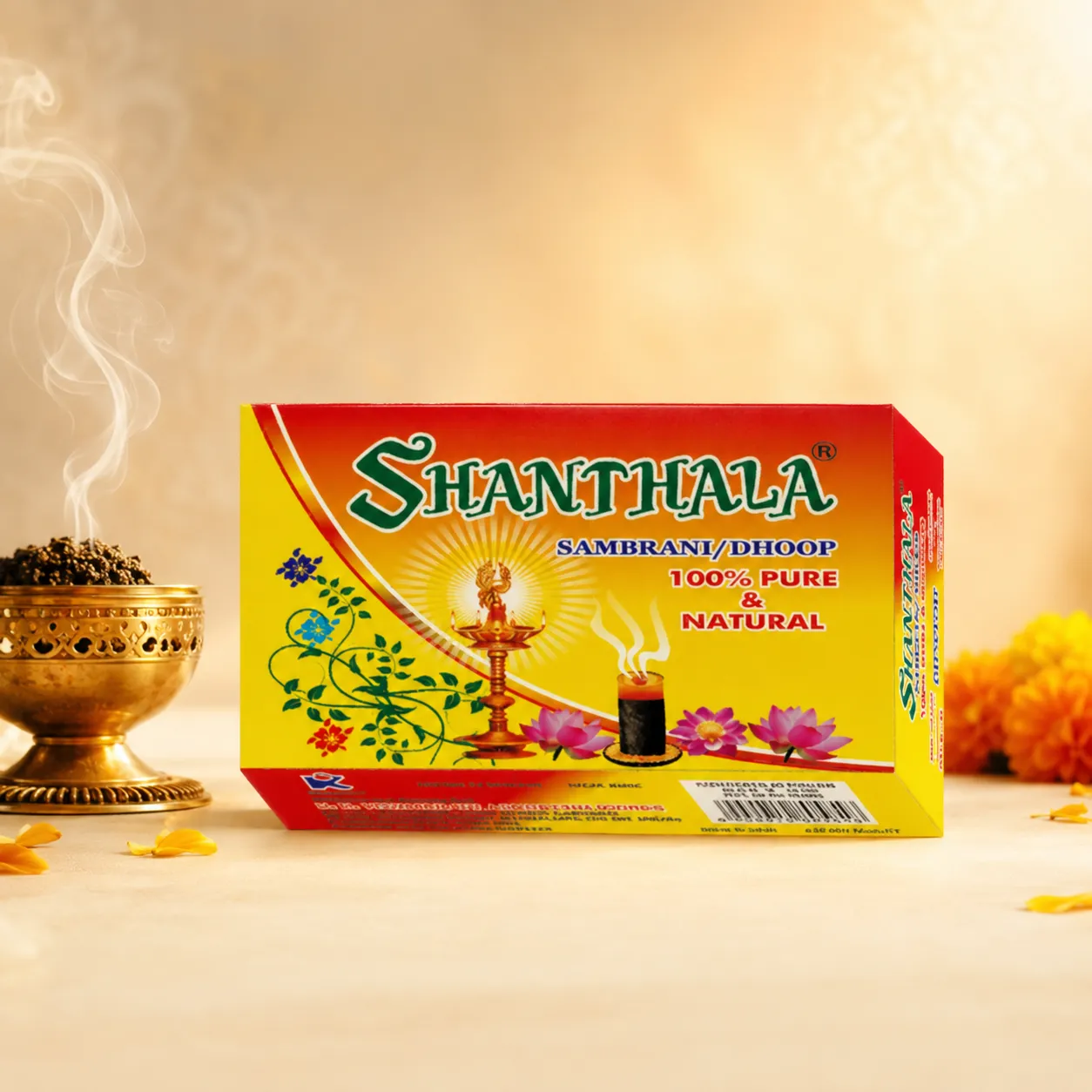 Shanthala Sambrani Dhoop Range Cup Dhoop 15 Pieces
