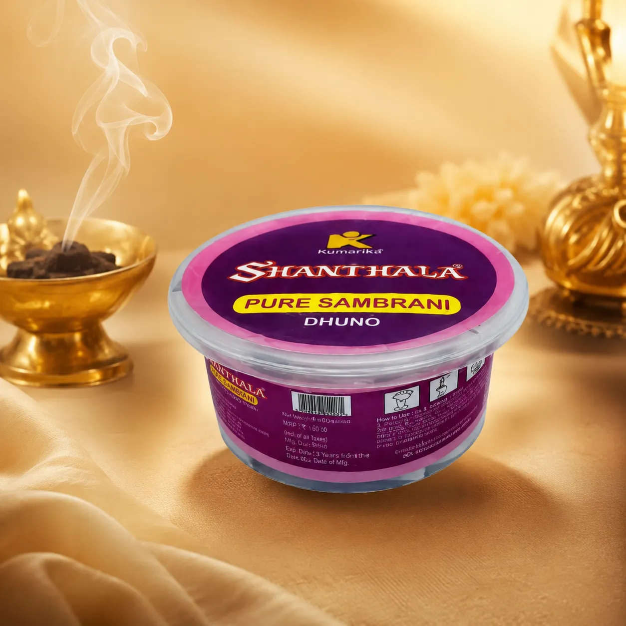 Shanthala Pure Sambrani Cups 100g