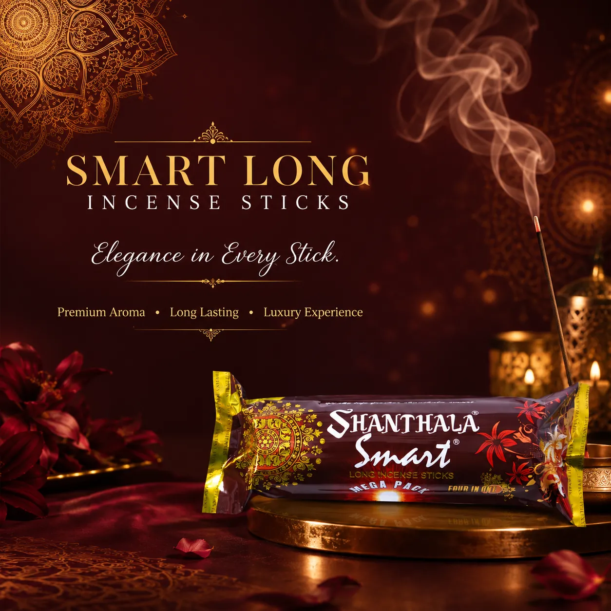 Shanthala Smart Tubes Range Incense Sticks 120g - Image 2