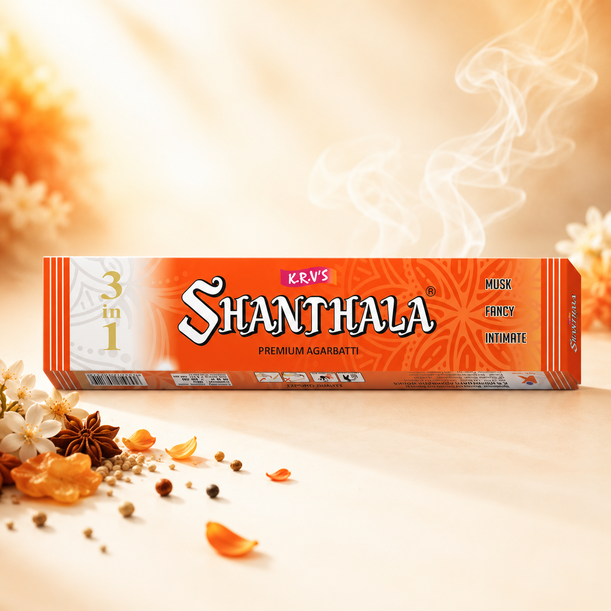 Shanthala 3 in 1 Premium Agarbatti 90g
