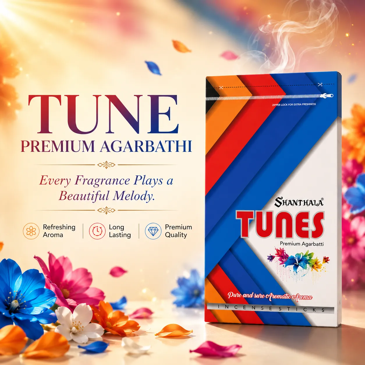 Shanthala Tunes Premium Agarbathi 120g - Image 2