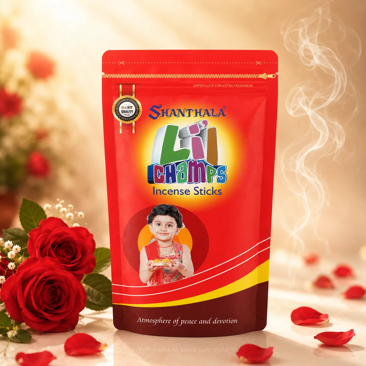 Shanthala Lil Champs Economy Range Zipper Incense Sticks 200g